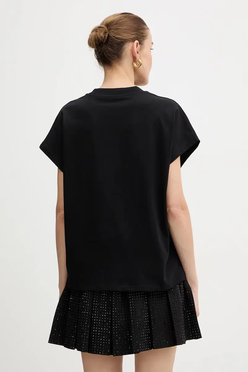Karl Lagerfeld T-shirt Donna Nero 3648387 miniatura 3