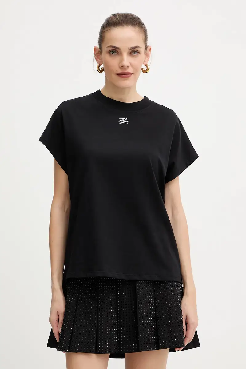 Karl Lagerfeld T-shirt Donna Nero 3648387