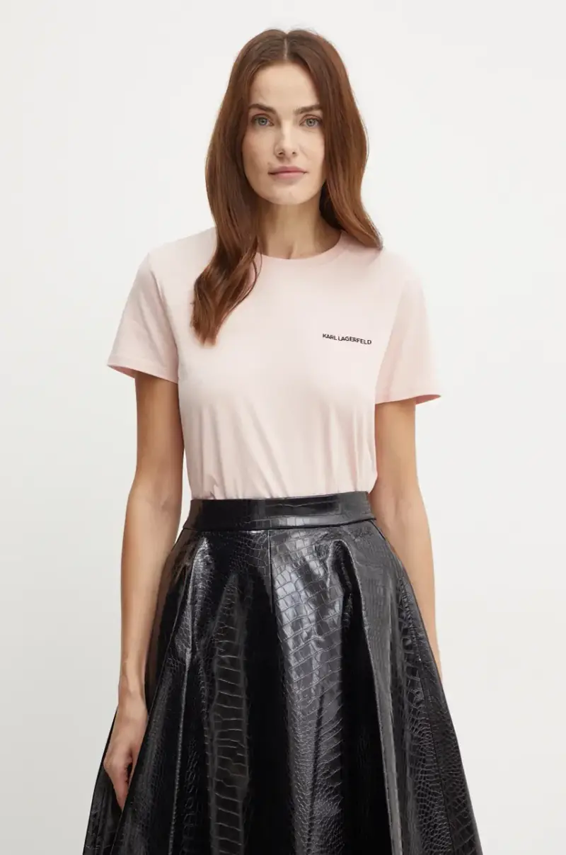 Karl Lagerfeld T-shirt Donna Rosa 3338353