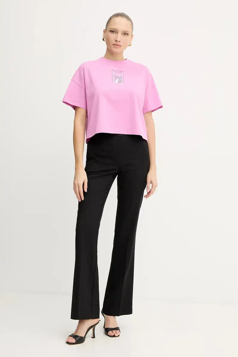 Karl Lagerfeld T-shirt Donna Rosa 3276393 miniatura 2
