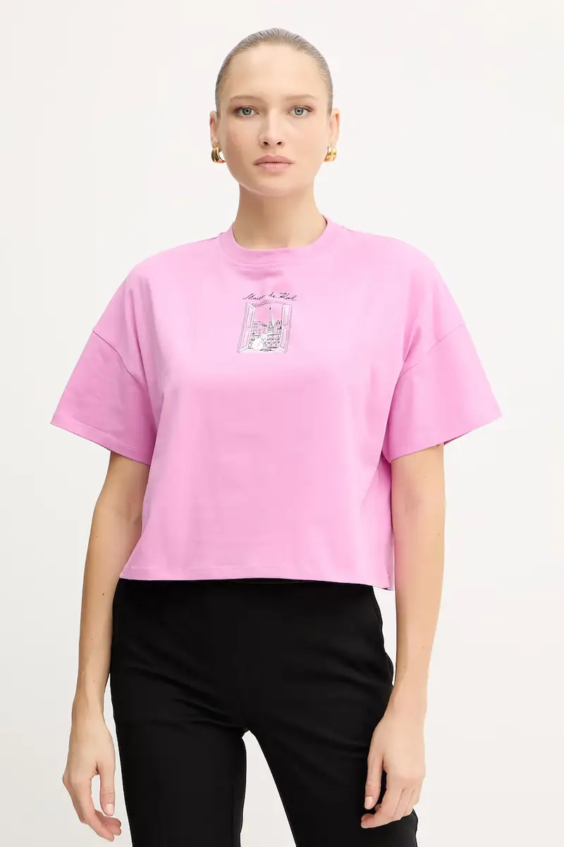Karl Lagerfeld T-shirt Donna Rosa 3276393
