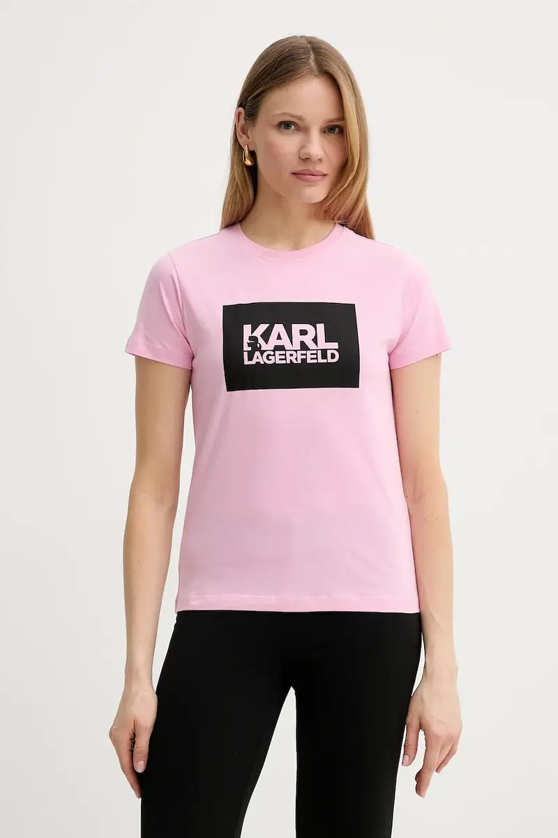 Karl Lagerfeld T-shirt Donna Rosa 2234422