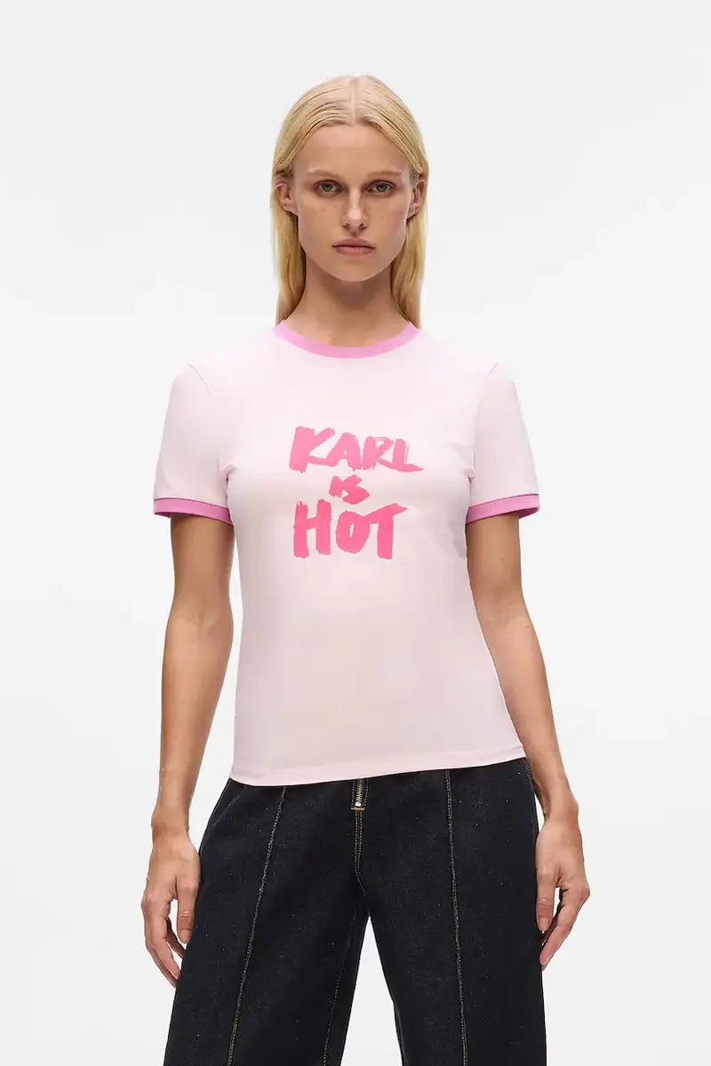 Karl Lagerfeld T-shirt Donna Rosa 3276401