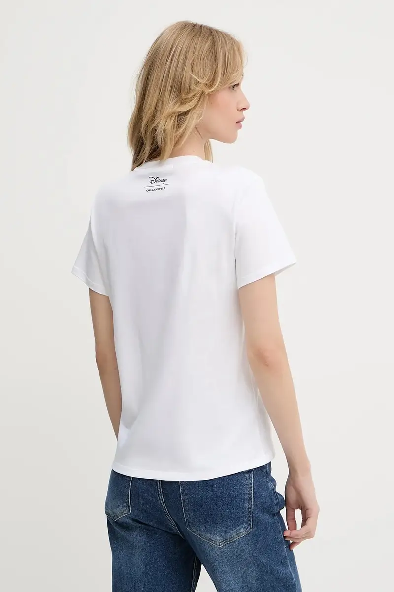 Karl Lagerfeld T-shirt Donna Bianco 3167916 miniatura 3