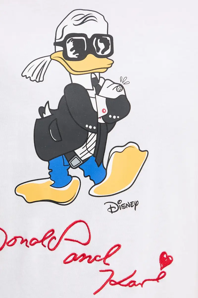 Karl Lagerfeld T-shirt Donna Bianco 3167916 miniatura 5