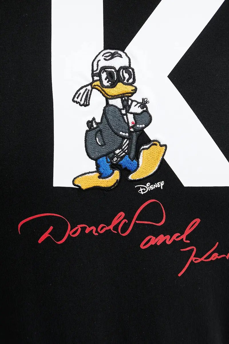 Karl Lagerfeld T-shirt Donna Nero 3151779 miniatura 5