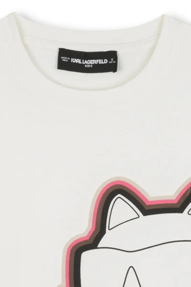 Karl Lagerfeld T-shirt Bianco 3766278 miniatura 3