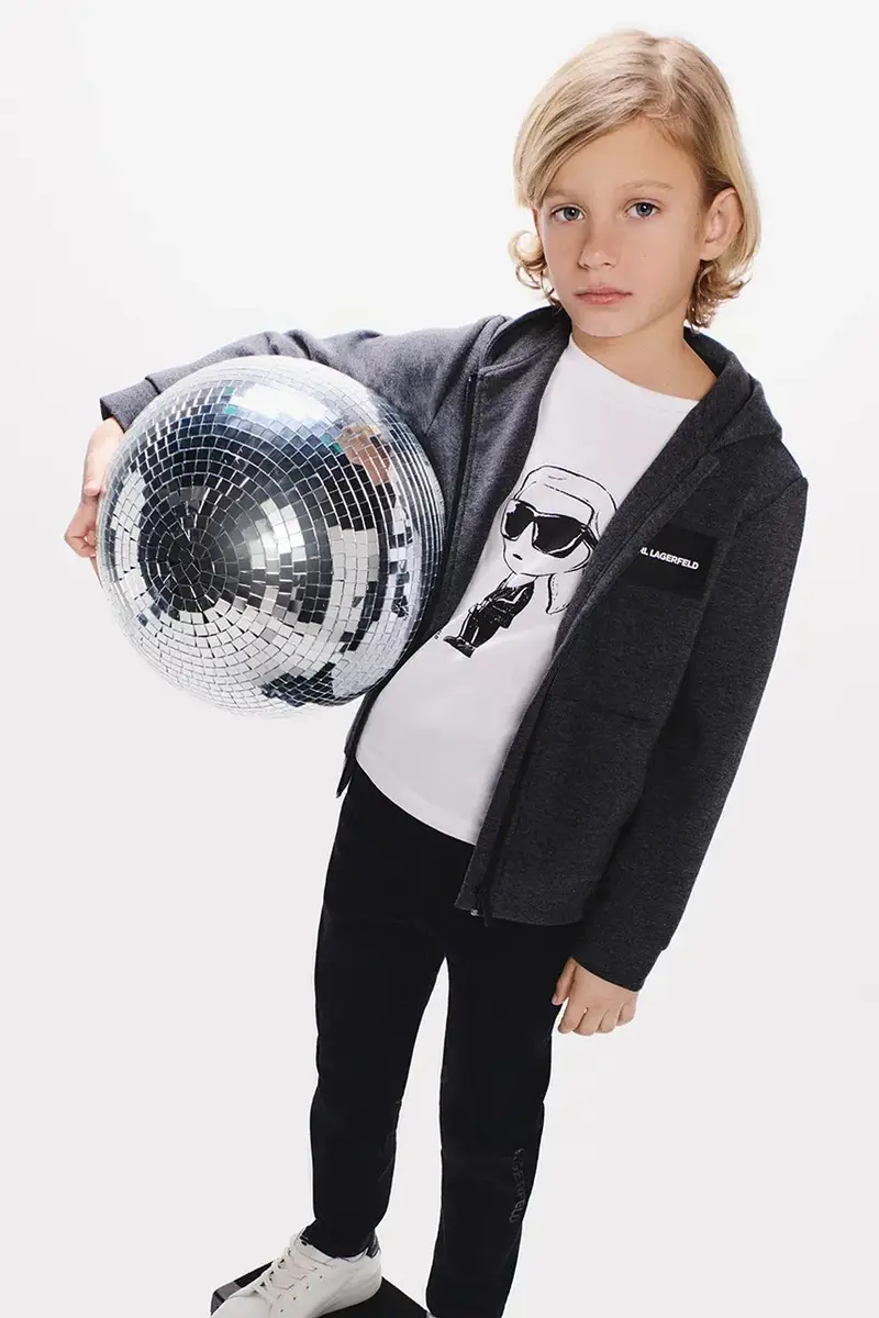 Karl Lagerfeld T-shirt Bianco 3766300 miniatura 5