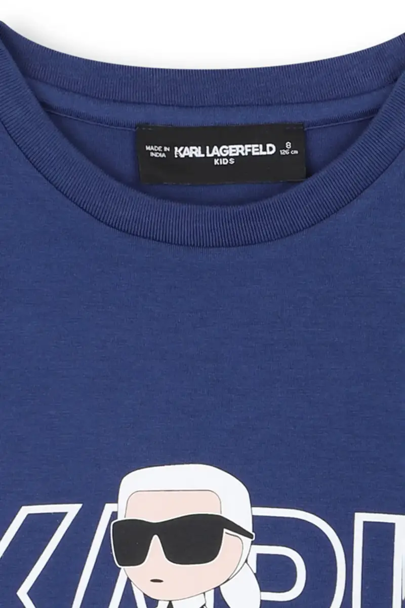 Karl Lagerfeld T-shirt Blu 3581621 miniatura 3