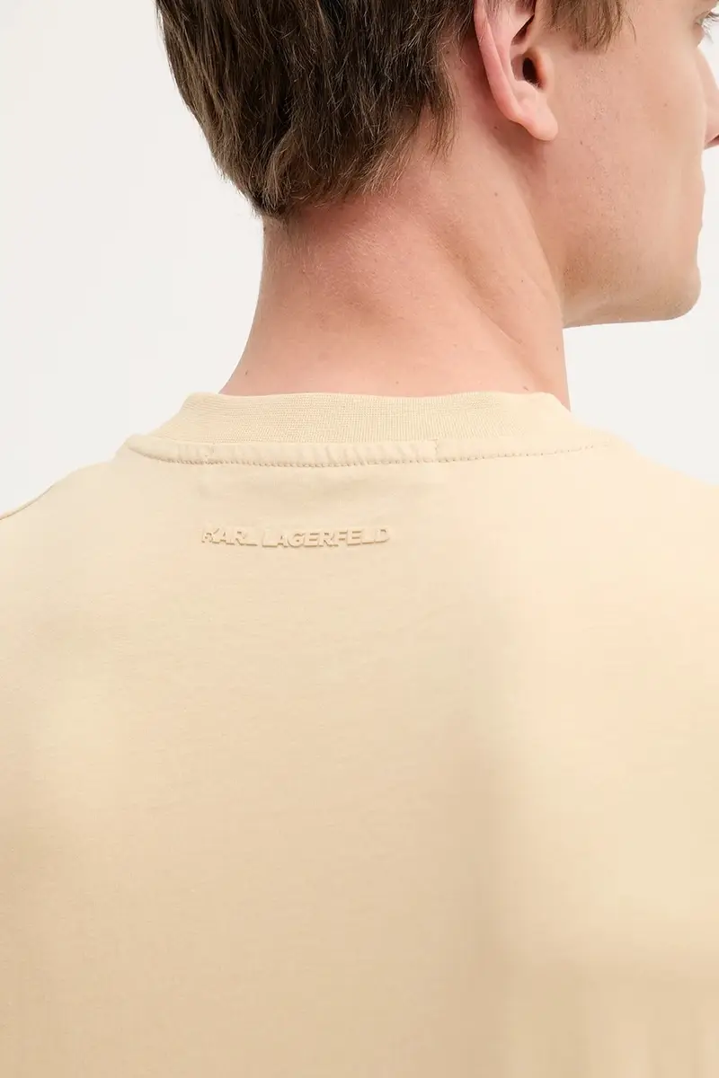 Karl Lagerfeld T-shirt Uomo Beige 3123123 miniatura 5