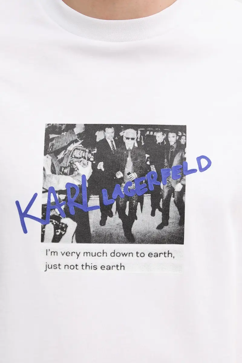 Karl Lagerfeld T-shirt Uomo Bianco 3243053 miniatura 5