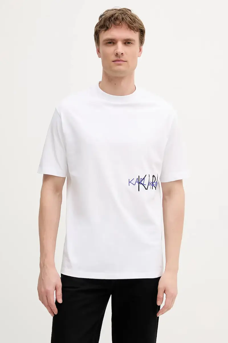 Karl Lagerfeld T-shirt Uomo Bianco 2885708