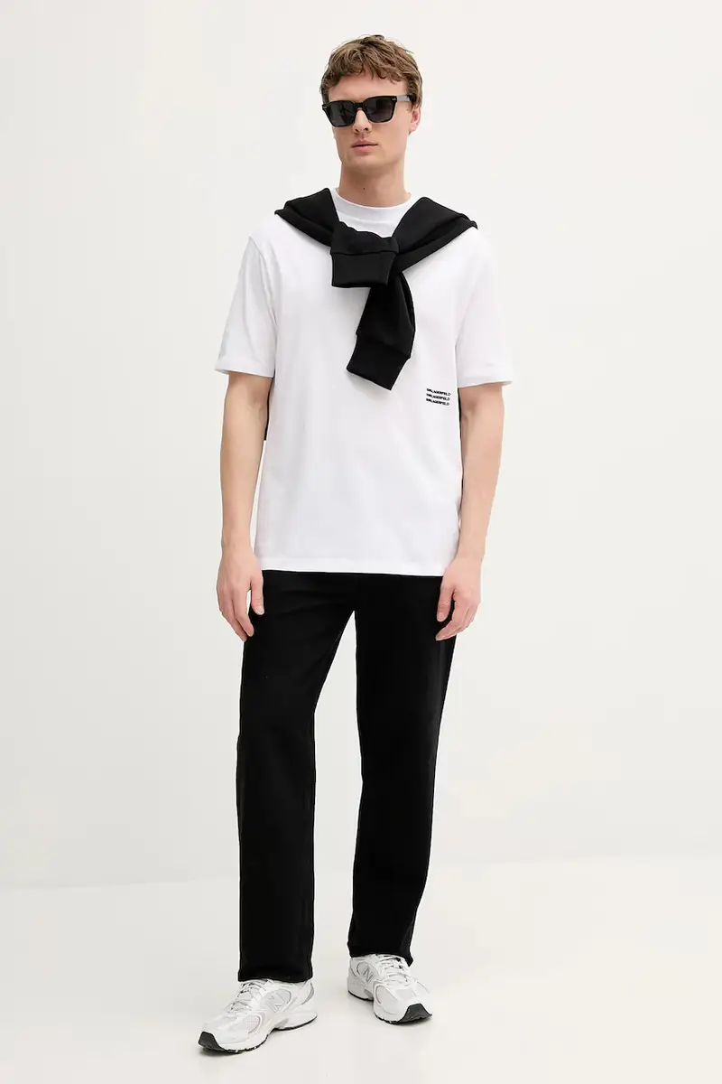 Karl Lagerfeld T-shirt Uomo Bianco 2885714 miniatura 2