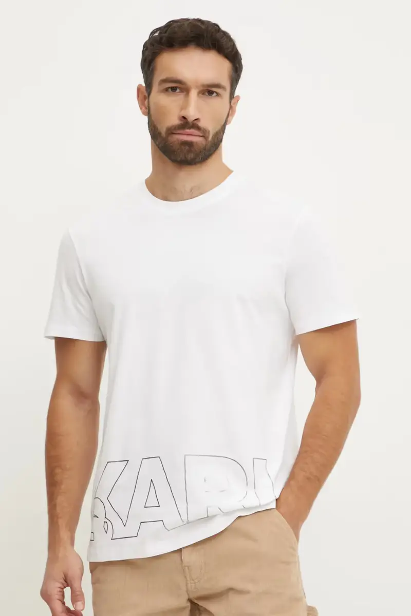 Karl Lagerfeld T-shirt Uomo Bianco 3300709