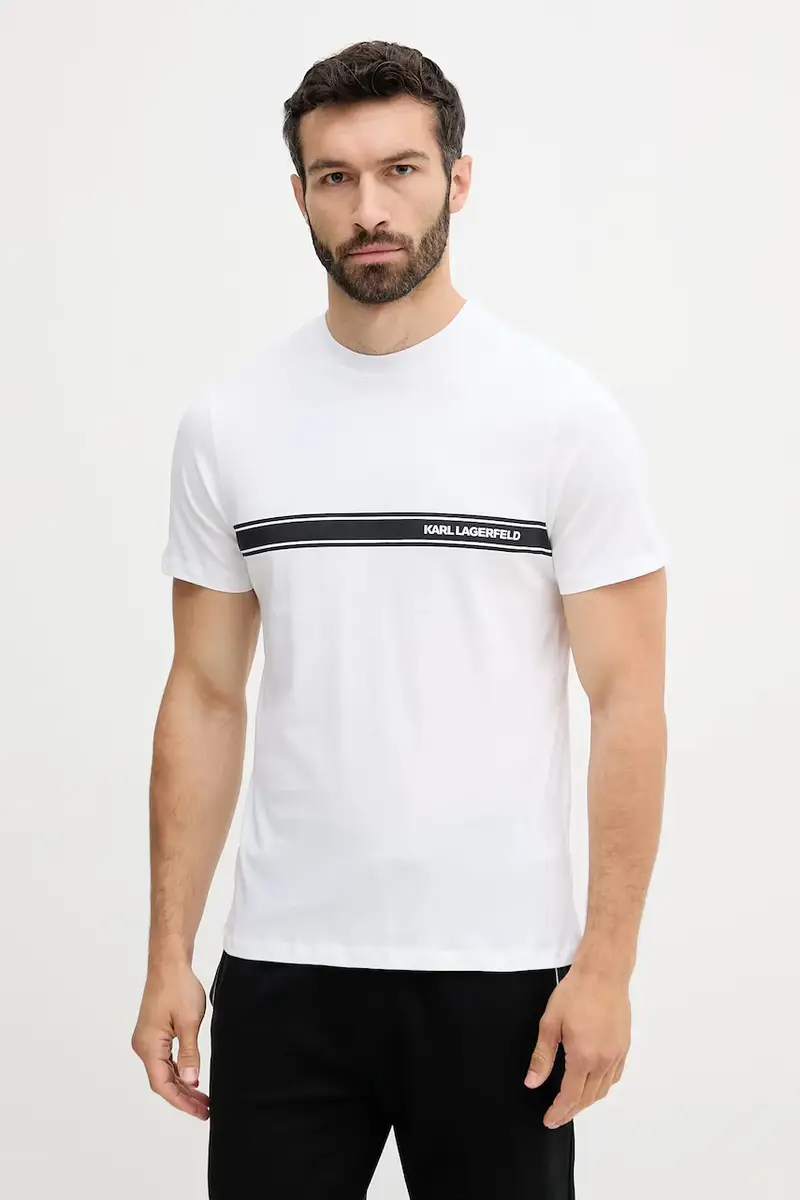 Karl Lagerfeld T-shirt Uomo Bianco 2885713