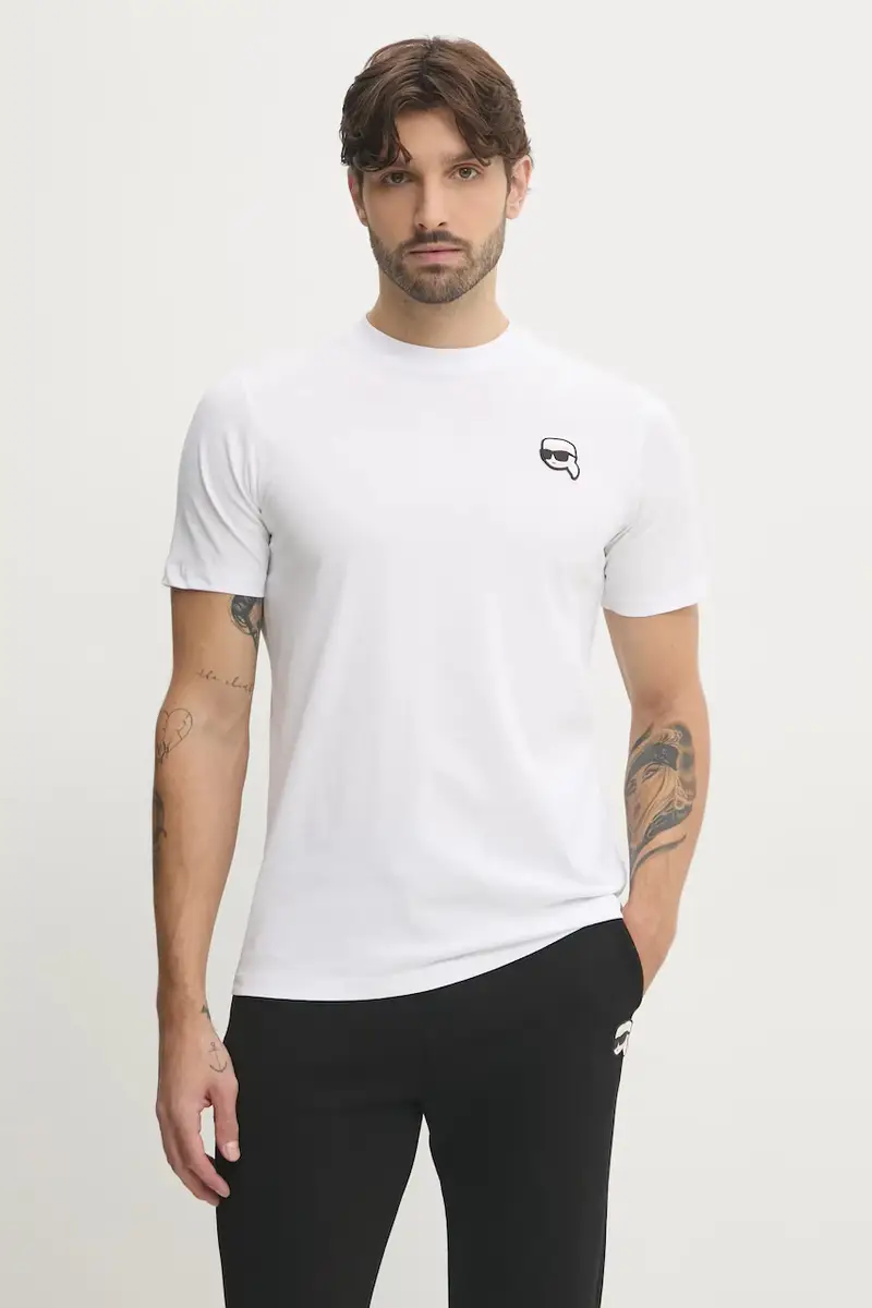 Karl Lagerfeld T-shirt Uomo Bianco 3242859