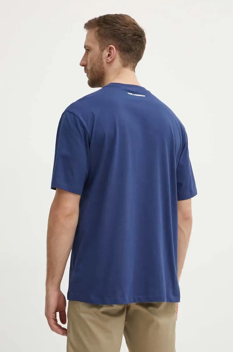 Karl Lagerfeld T-shirt Uomo Blu 3579845 miniatura 3