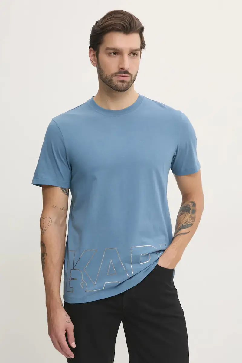 Karl Lagerfeld T-shirt Uomo Blu 3312132