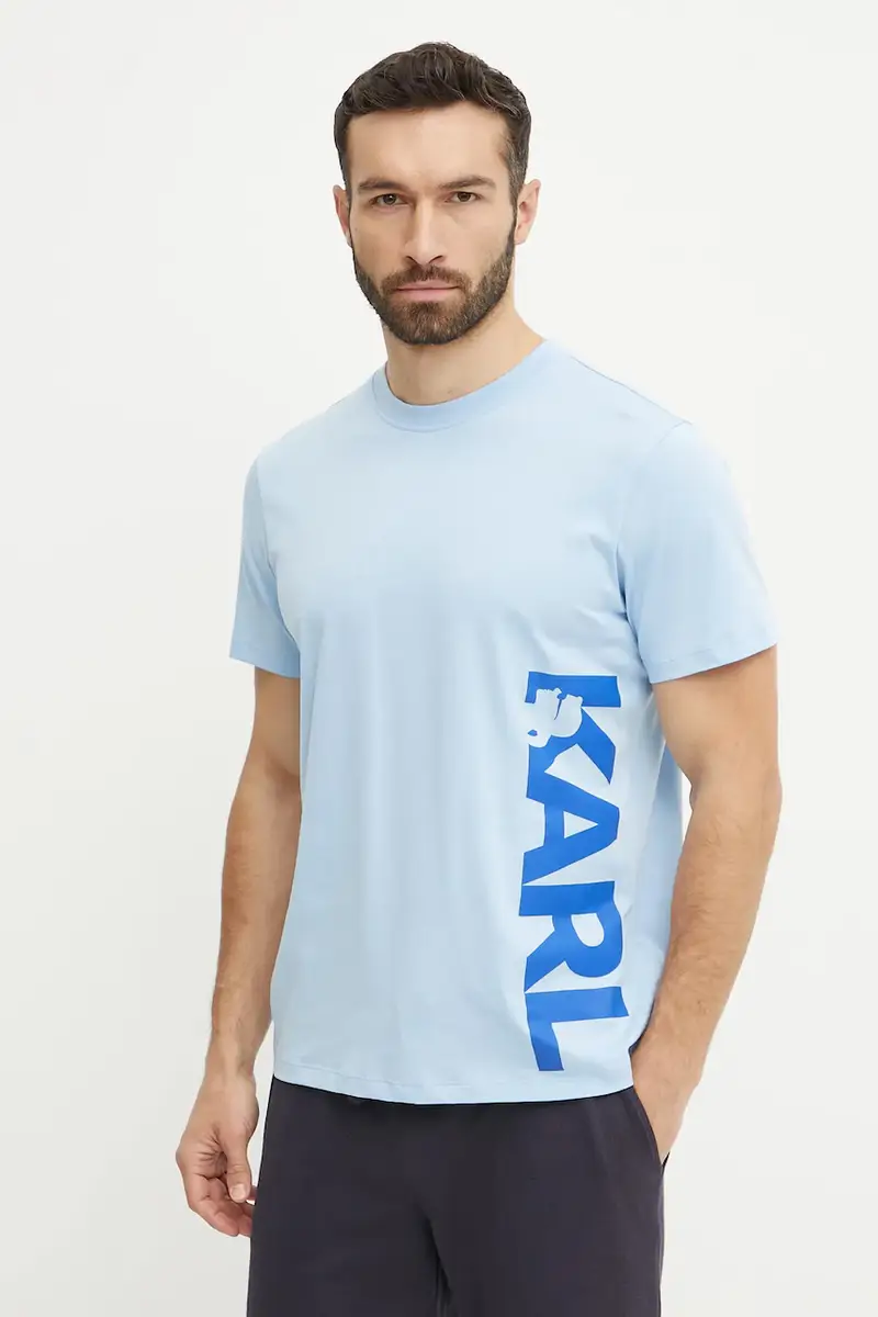 Karl Lagerfeld T-shirt Uomo Blu 3313190