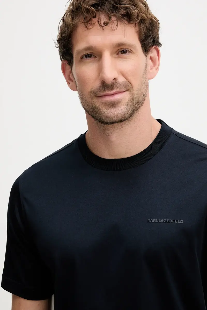 Karl Lagerfeld T-shirt Uomo Blu 3246171 miniatura 4