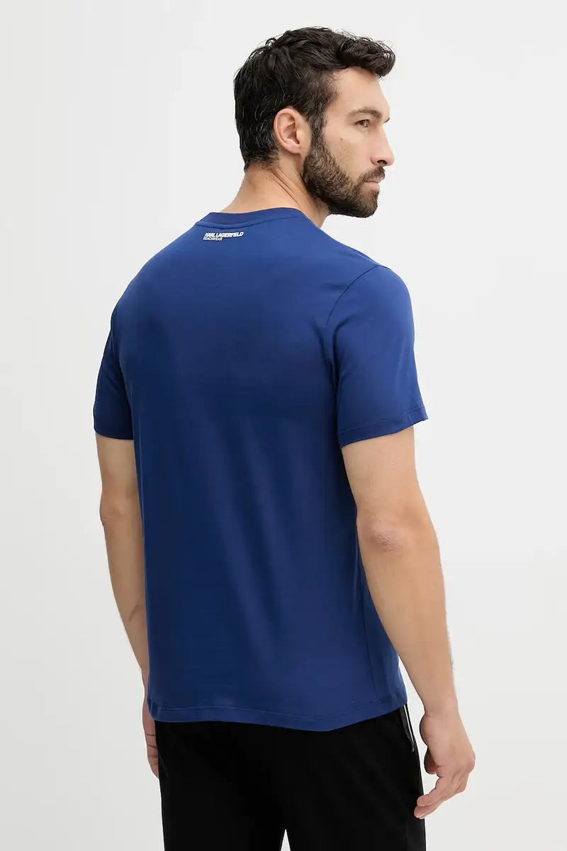 Karl Lagerfeld T-shirt Uomo Blu 2886087 miniatura 2