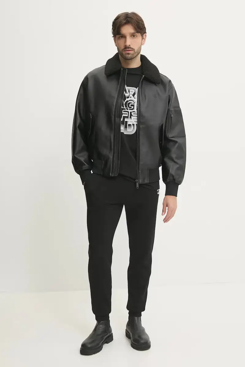 Karl Lagerfeld T-shirt Uomo Nero 3327267 miniatura 2