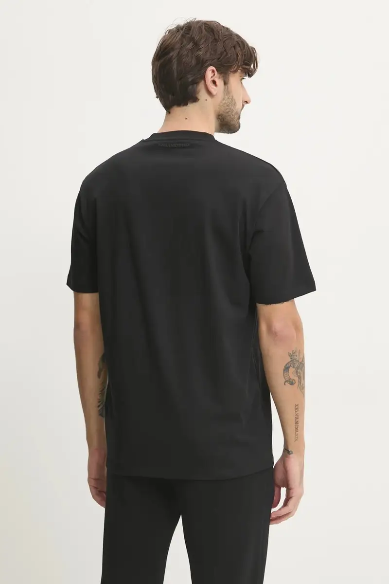 Karl Lagerfeld T-shirt Uomo Nero 3327267 miniatura 3