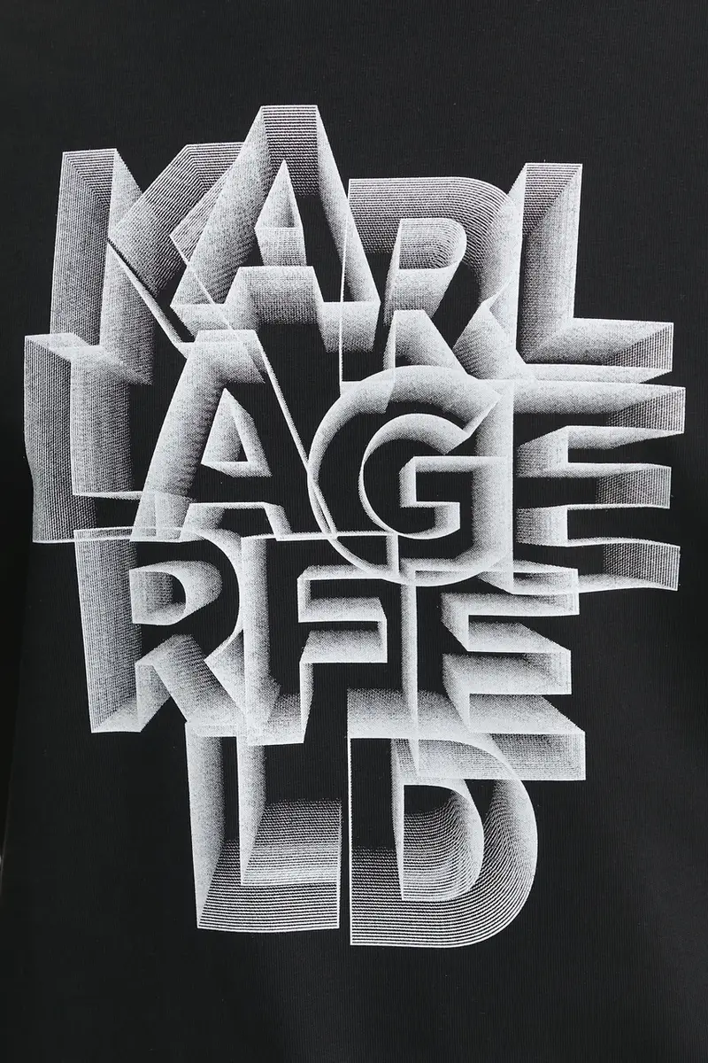 Karl Lagerfeld T-shirt Uomo Nero 3327267 miniatura 5