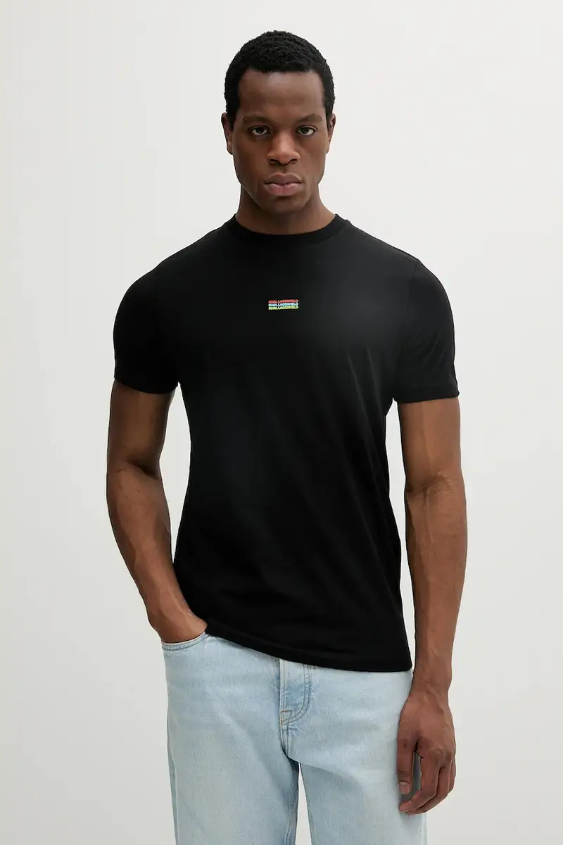 Karl Lagerfeld T-shirt Uomo Nero 2231854