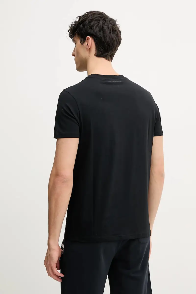 Karl Lagerfeld T-shirt Uomo Nero 3263189 miniatura 3