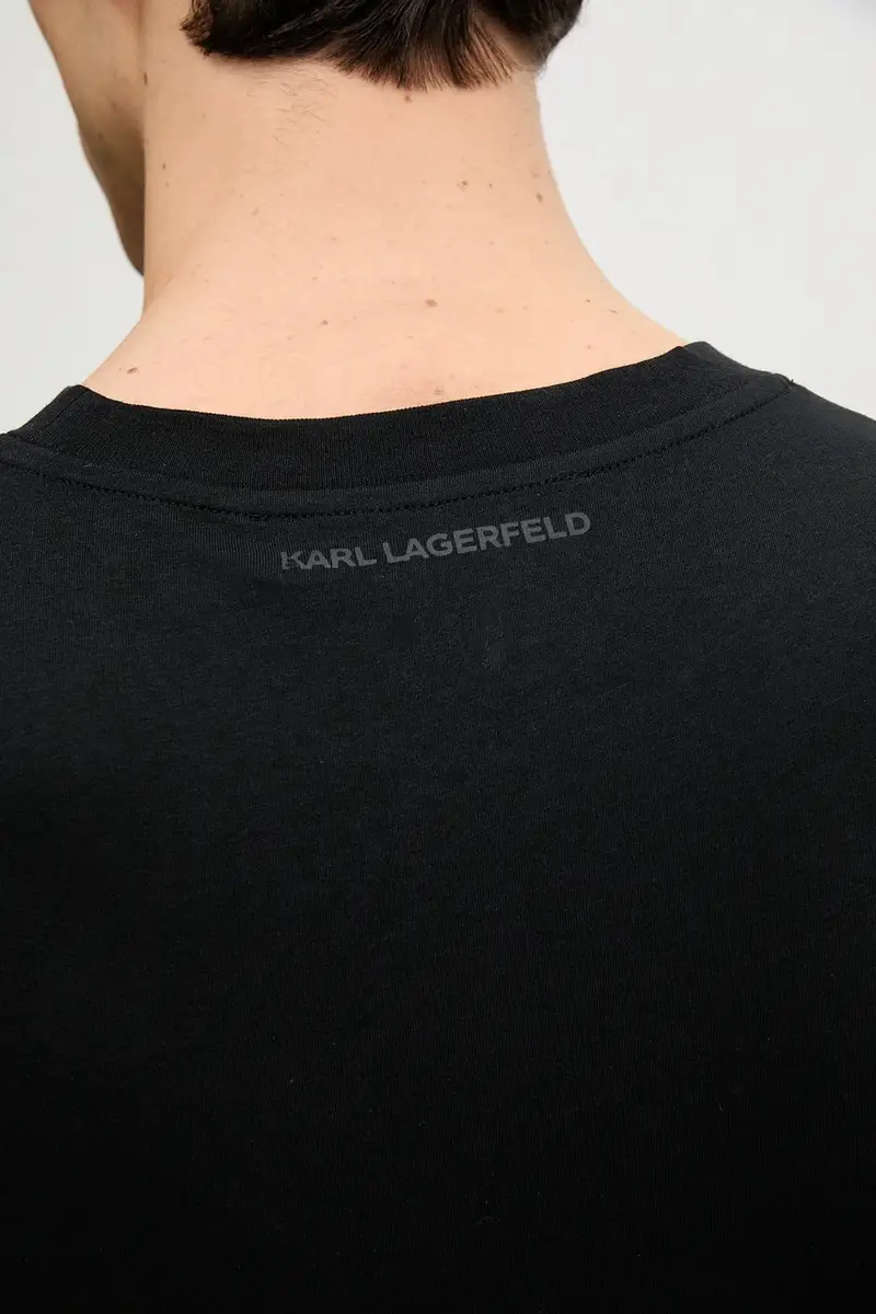 Karl Lagerfeld T-shirt Uomo Nero 3263189 miniatura 5