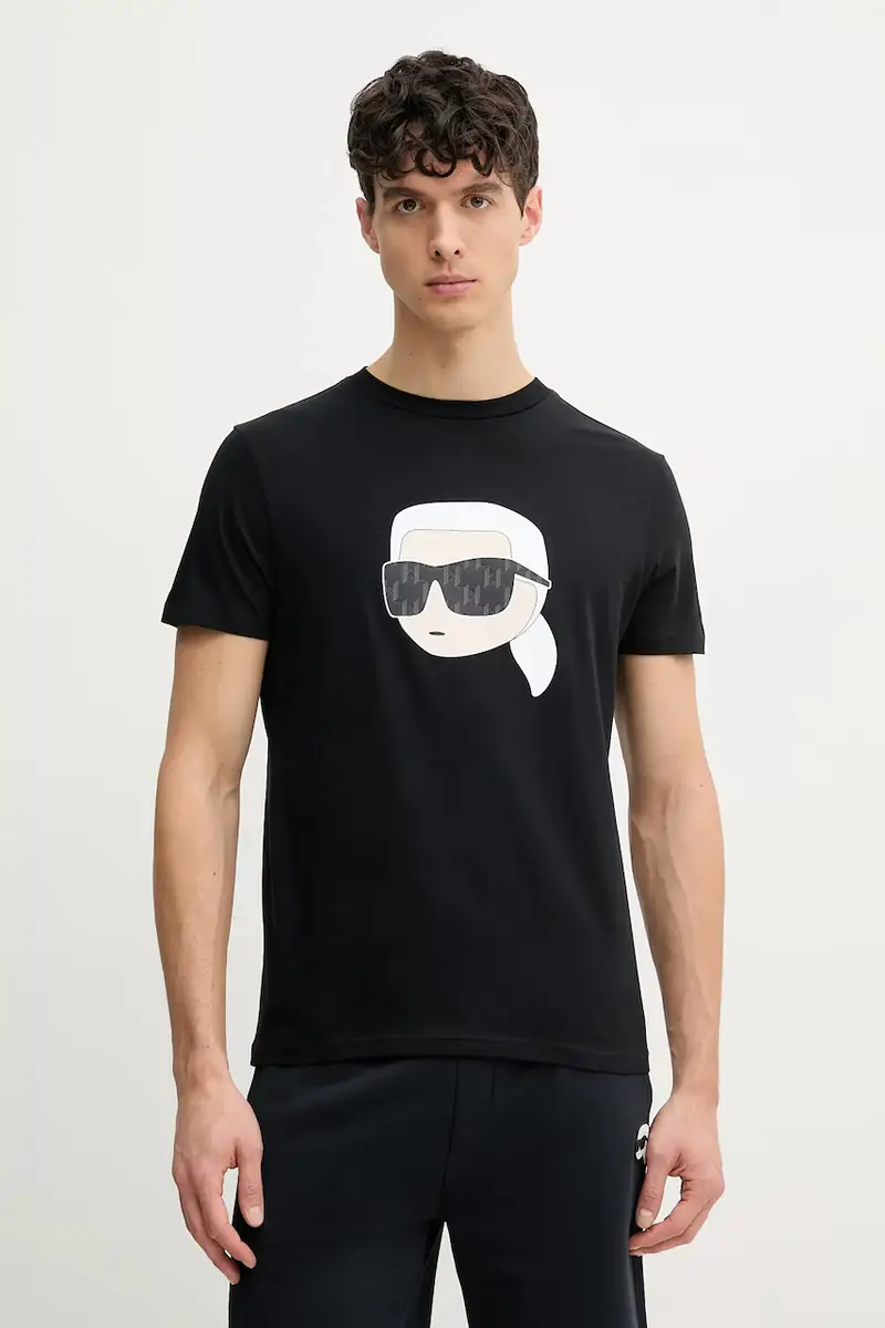 Karl Lagerfeld T-shirt Uomo Nero 3263189