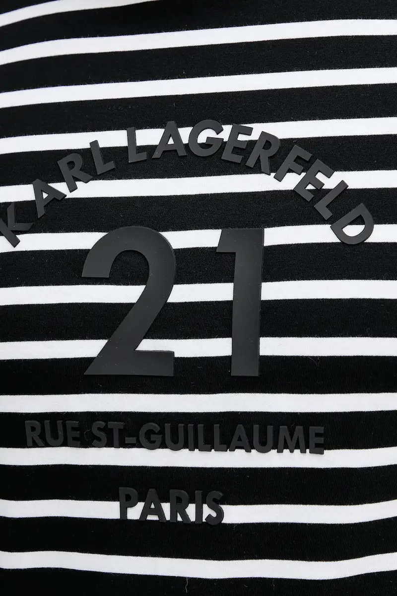 Karl Lagerfeld T-shirt Uomo Nero 3263780 miniatura 5