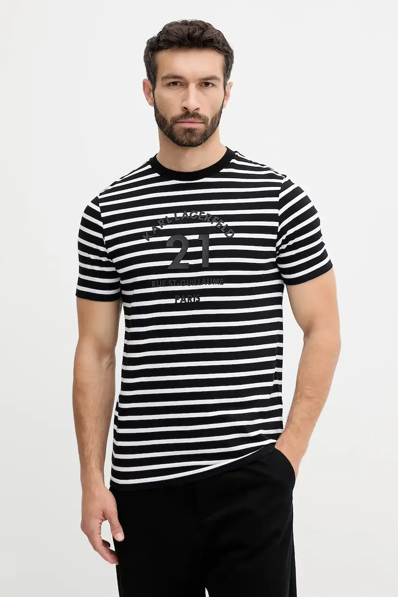 Karl Lagerfeld T-shirt Uomo Nero 3263780