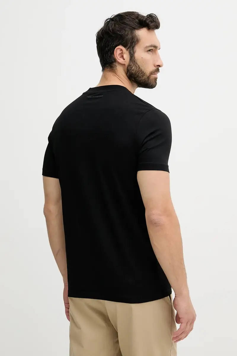 Karl Lagerfeld T-shirt Uomo Nero 3263765 miniatura 3