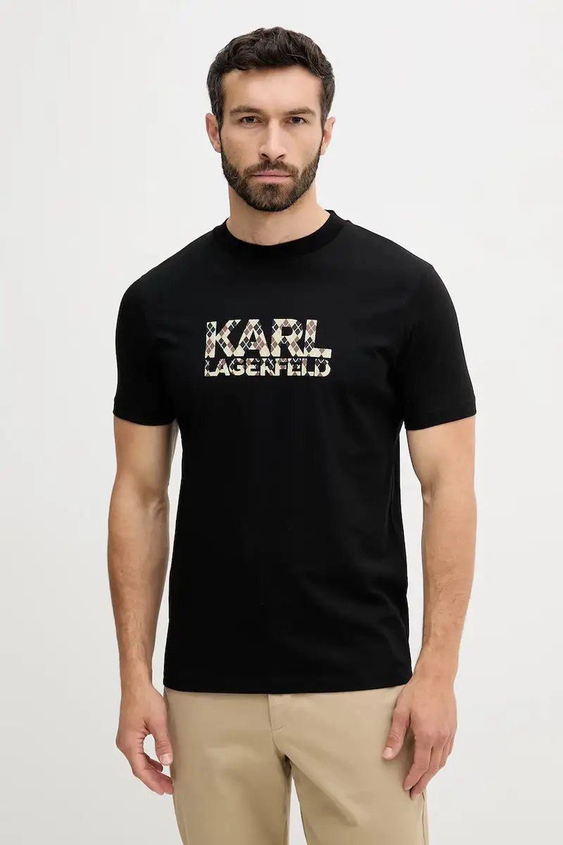 Karl Lagerfeld T-shirt Uomo Nero 3263765