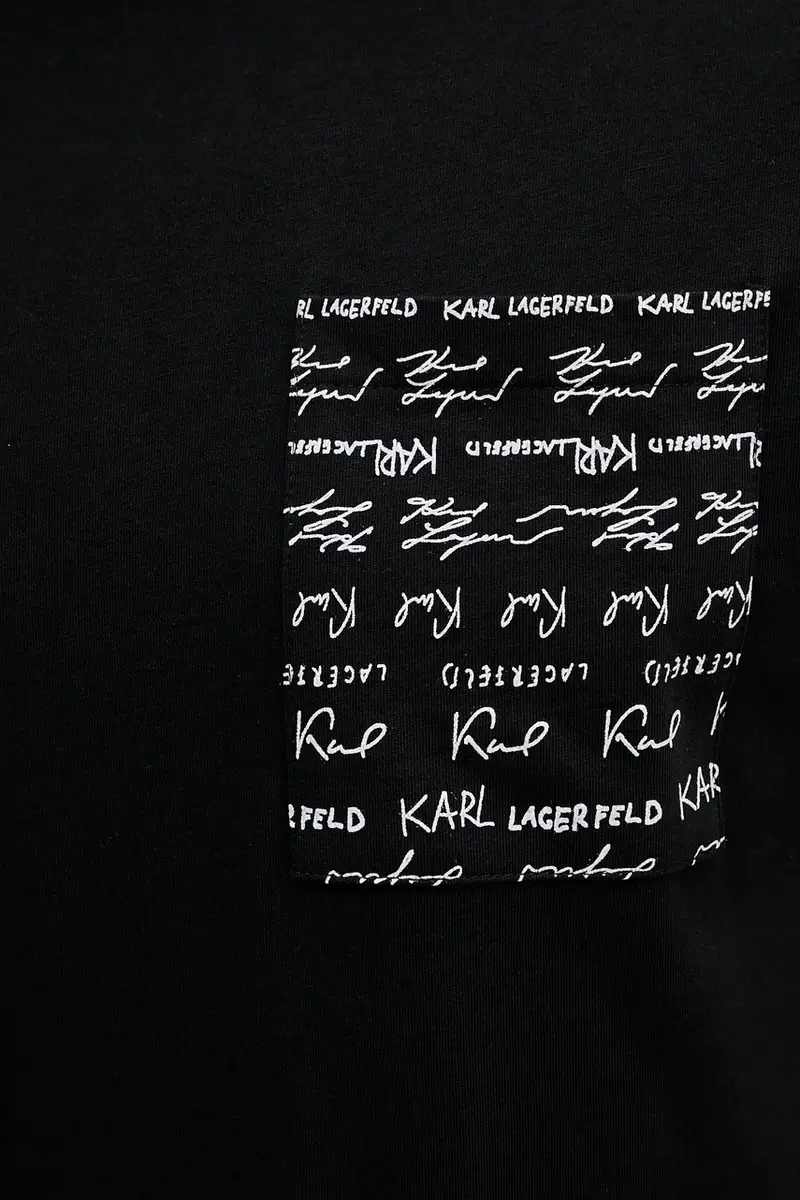 Karl Lagerfeld T-shirt Uomo Nero 3263795 miniatura 5