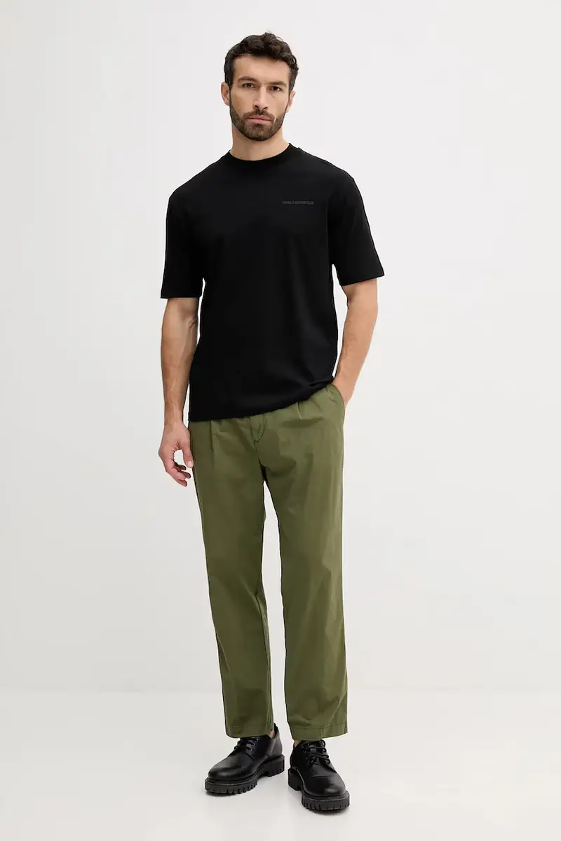 Karl Lagerfeld T-shirt Uomo Nero 2890015 miniatura 3