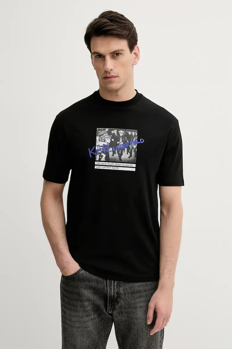 Karl Lagerfeld T-shirt Uomo Nero 2889963