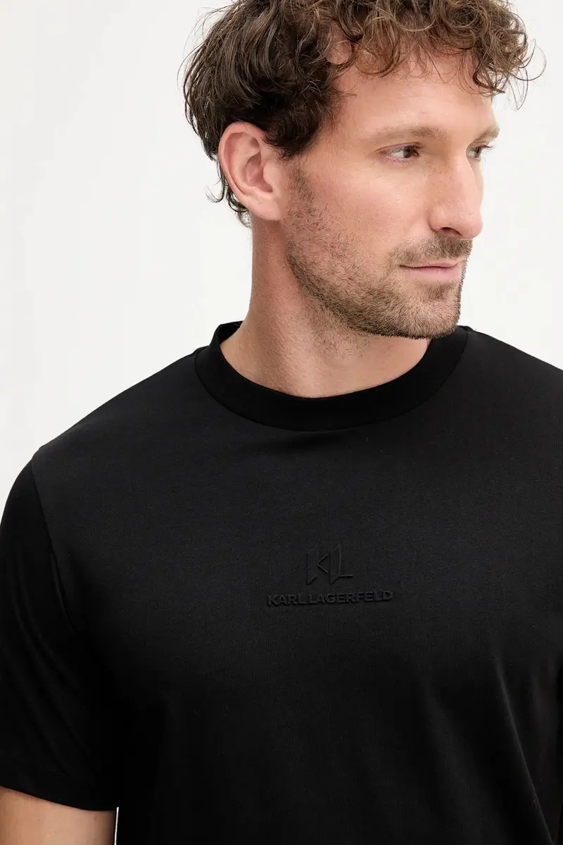 Karl Lagerfeld T-shirt Uomo Nero 2985952 miniatura 4