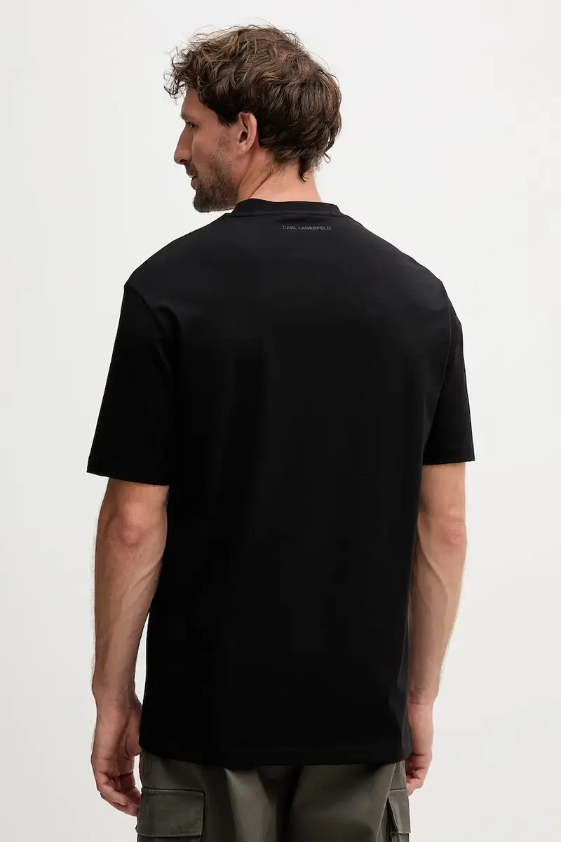 Karl Lagerfeld T-shirt Uomo Nero 3275768 miniatura 3
