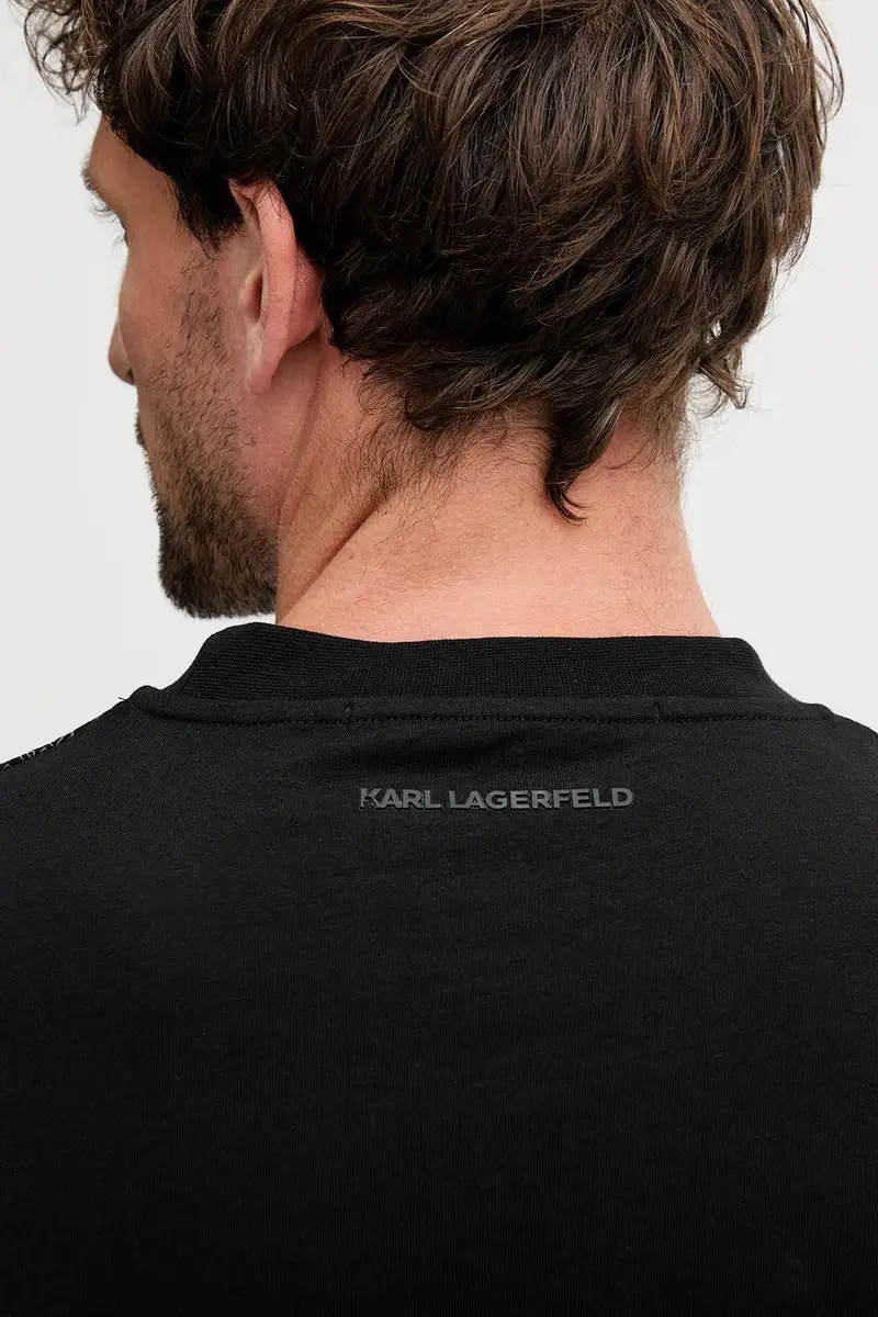 Karl Lagerfeld T-shirt Uomo Nero 3275768 miniatura 5