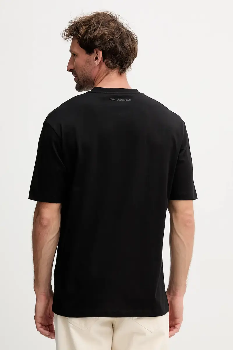 Karl Lagerfeld T-shirt Uomo Nero 3275779 miniatura 3