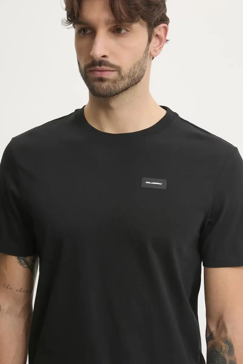 Karl Lagerfeld T-shirt Uomo Nero 3627010 miniatura 4