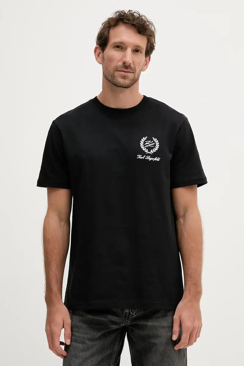 Karl Lagerfeld T-shirt Uomo Nero 2890114