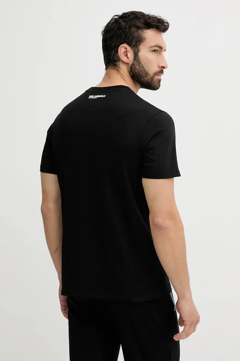 Karl Lagerfeld T-shirt Uomo Nero 3263787 miniatura 2