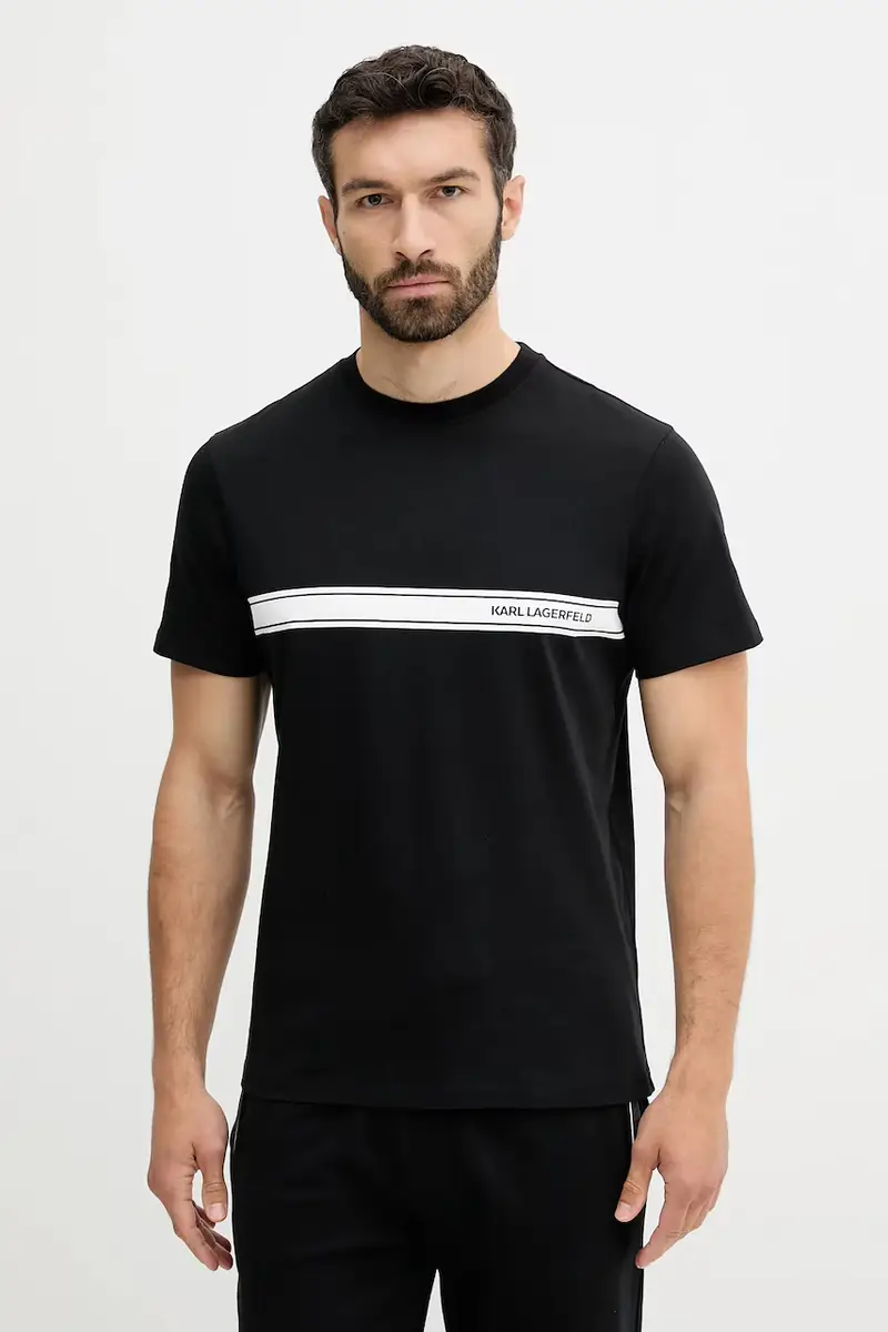 Karl Lagerfeld T-shirt Uomo Nero 3263787