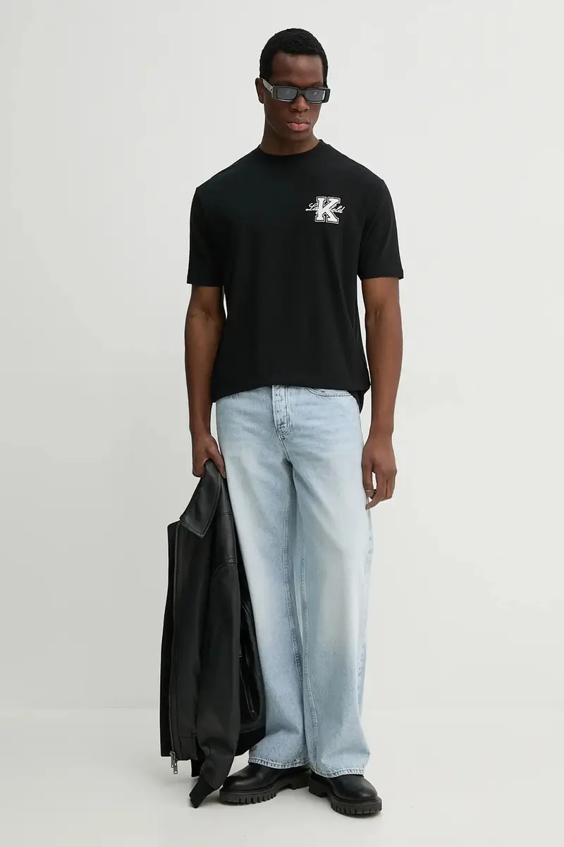 Karl Lagerfeld T-shirt Uomo Nero 3150799 miniatura 2