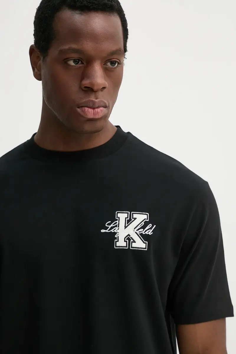 Karl Lagerfeld T-shirt Uomo Nero 3150799 miniatura 4