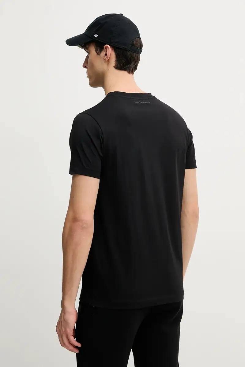 Karl Lagerfeld T-shirt Uomo Nero 3336539 miniatura 3